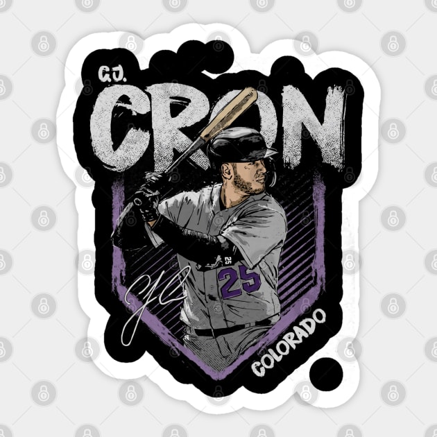 C.J. Cron Colorado Base Sticker by ganisfarhan